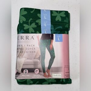 SERRA St. PATRICK's DAY Ladies Soft Legging LARGE OEKO-TEX spandex